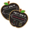 First And Last Day Of School Chalkboard 9.8" Double Sided Reusable Back To School Sign For Kids Girls Boys Preschool Pre-K Kindergarten 1st Grade Photo Props 1st Day Of Schools Board Gifts
